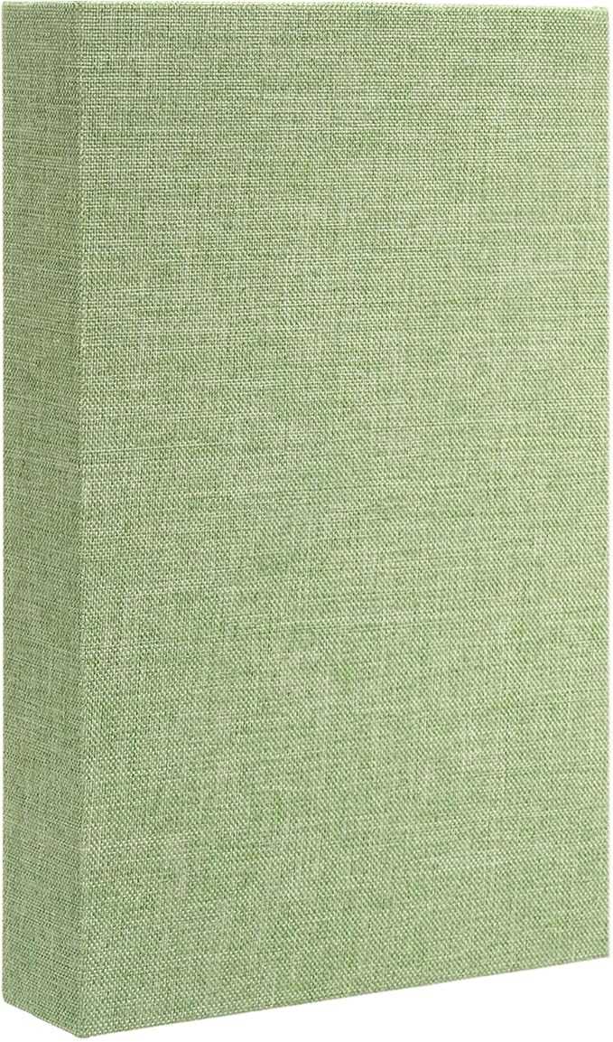 uxcell Decorative Books, 10.6 x 6.7 Linen Fake Books for Decoration Faux Decor Book for Modern Aesthetic Home Office Coffee Table Shelf Desktop Display, Grass Green