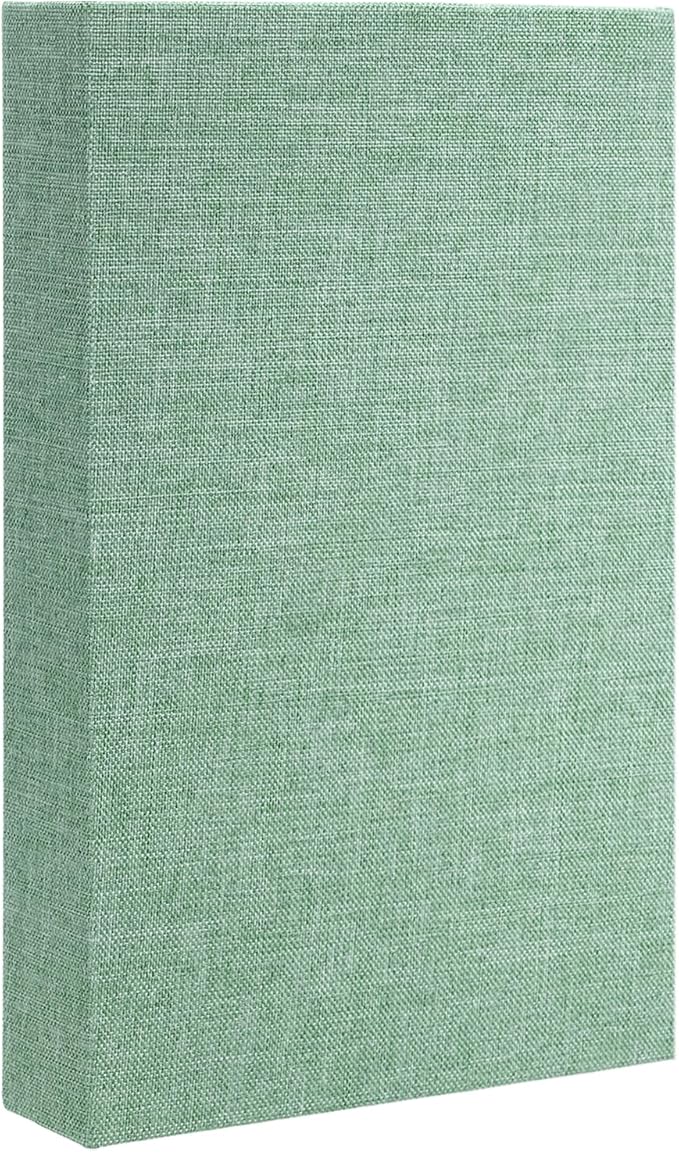 uxcell Decorative Books, 10.6 x 6.7 Linen Fake Books for Decoration Faux Decor Book for Modern Aesthetic Home Office Coffee Table Shelf Desktop Display, Green