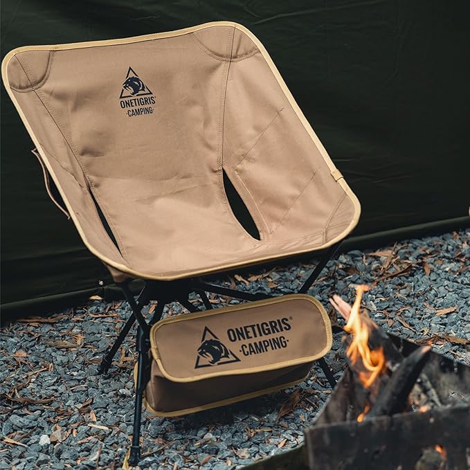 ONETIGRIS Tigerblade Camping Chair, Lightweight Folding Backpacking Hiking Chair, Compact Portable 330 lbs Capacity