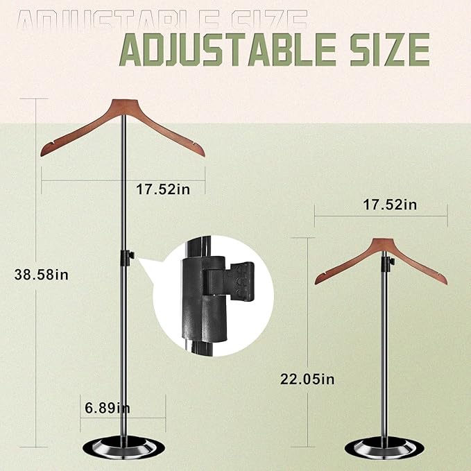 4Pack Adjustable T Shirt Display Adult,22-38IN Flexible Shirt Rack Shoulder Stand, Portable Hanging Metal Clothes Display, Hanger Rack for Clothing Dress Garment Coat Retail