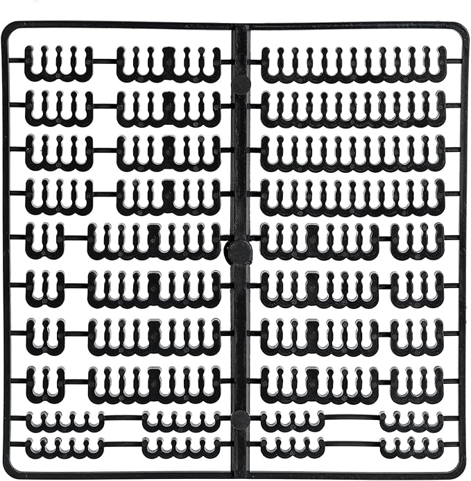 Formulamod Cable Comb Kit Includes for PSU Extension Cable, SATA and Molex Sleeve Management Tools Wire Organizer Comb Computer Case Water Cooling (Black)