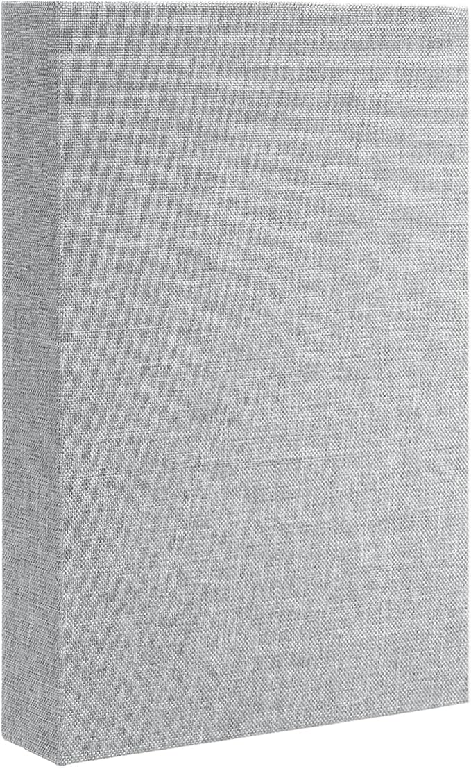 uxcell Decorative Books, 9.8 x 7.3 Linen Fake Books for Decoration Faux Decor Book for Modern Aesthetic Home Office Coffee Table Shelf Desktop Display, Light Grey