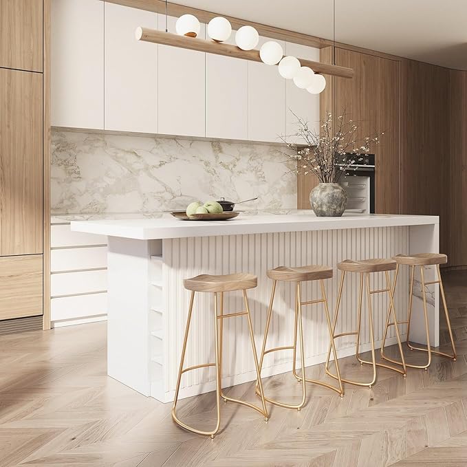 homary Kitchen Island with Storage & Wine Rack, 72" Modern White Kitchen Cabinet with Wood Top, Large Fixed Island with 3 Drawers & 6 Adjustable Shelves, Without Bar Stools