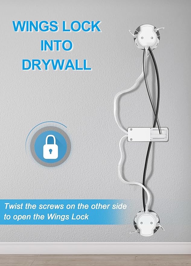 in-Wall Cable Management Kit for TV & Soundbar - Conceal Power & AV Cables, Includes Hole Saw Drill Attachment & Drywall Hand Saw for Easy Installation