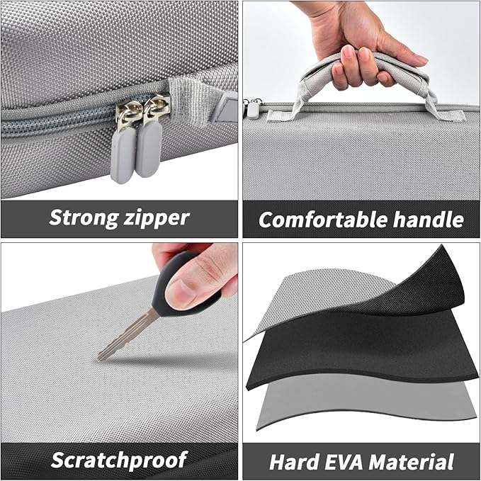 GWCASE Display Case for 66+ Pocket Knives. Folding Holder, Butterfly Storage Organizer, Knives Roll Collection Pouch Carrier Bag for Survival Tactical Outdoor for EDC Mini -Grey