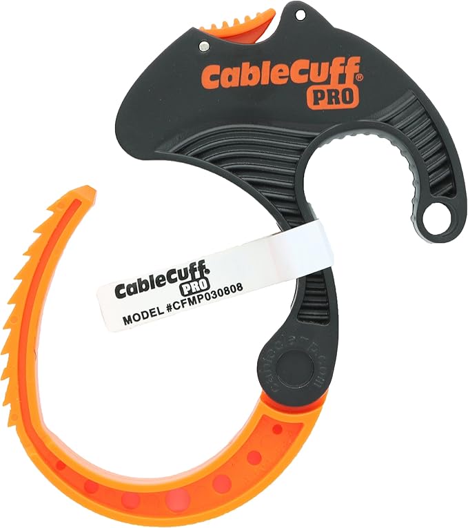 PRO (4 Pack: 4x Medium 2 Inch Diameter) Adjustable, Reusable, Cable Tie Replacements for Extension Cords or Electronics