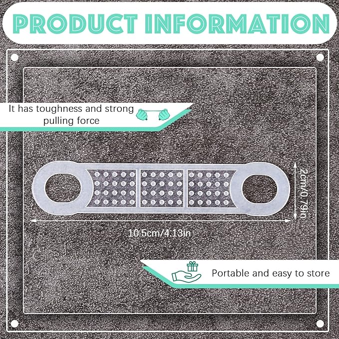 Taiyin 100 Pcs Non Slip Rubber Clothes Hanger Grips Clear Silicone Clothing Hanger Strips Clothes Hanging Accessories for Wood Plastic Home Stores Use