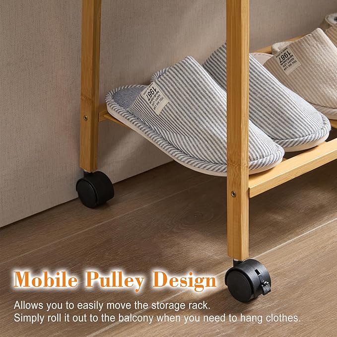 VECELO Coat Rack Freestanding, Entryway Hanger Stand, Umbrella Holder, Hall Tree With Hooks, Floor Standing Metal Tree Stand,Oak